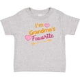 thumbnail image 3 of Inktastic I'm Grandma's Favorite with Arrow and Hearts in Pink Boys or Girls Baby T-Shirt, 3 of 5
