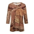 thumbnail image 4 of Sleeveless Tops for Women Casual Summer Long Valentines Day 3/4 Sleeve Shirt Simple, 4 of 5