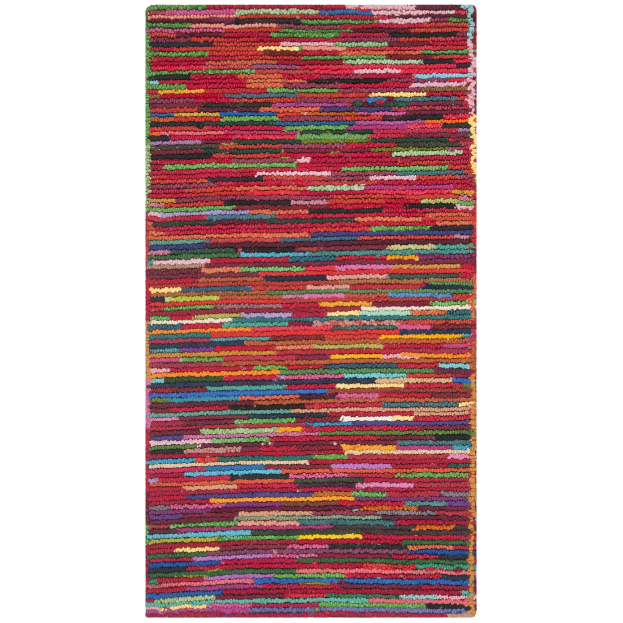 thumbnail image 4 of SAFAVIEH Nantucket NAN142A Handmade Pink / Multi Rug, 4 of 10