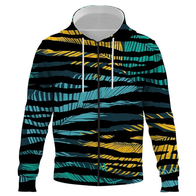 Sudadera con capucha y cremallera con estampado de leopardo en 3D de alta calidad para niños y adolescentes, jerséis modernos, novedad de 2024