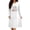 # White, variant on Taqqpue Womens Halloween Cotton Nightgown Long Sleeves Round Neck Sleepshirt Print Nightshirt Casual Plus Size Knee Length Sleep Dress Pullover Halloween Pumpkin Printed Sleep Shirt for Women