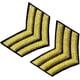 thumbnail image 3 of Parche bordado del ejército de EE. UU. - Rango de sargento - se coserá en el hombro (2 piezas), 3 of 5