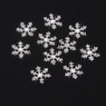thumbnail image 3 of 10pcs de Cristal Nieve Costura Pelo Decoración Artesanía para Regalo Navidad Bricoje 14 mm Sunnimix Taladro de copo de nieve botón, 3 of 7