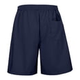 thumbnail image 6 of PIMSSY Men Casual Shorts Comfortable Breathable Lightweight Summer Outdoor Athletic Relaxed Fit Stretch Elastic Waistband Soft Fabric Solid Color Male Cozy Bottoms, 6 of 9