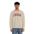 thumbnail image 4 of Lineman Sweatshirt Gifts Crew Neck Shirt Long Sleeve Unisex, 4 of 5