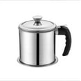 thumbnail image 1 of Hearth & Gear Filtre à Huile de Cuisson Contenant à Graisse Graisse avec Passoire Contenant de Rangement pour Huile avec Couvercle Étanche Sans Plateau Contenants de Cuisson Longs Contenants de Rangement pour Aliments Bacs de Rangement Rangement Transparent, 1 of 7
