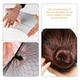 thumbnail image 4 of 100 Pcs Filet à Chignon Élastique Couverture de Chignon pour Danseuse Employé de Banque Infirmière, 4 of 8