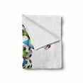 thumbnail image 2 of Letter T Soft Flannel Fleece Throw Blanket, Uppercase T with Big and Small Balls Children Motivation for Sports Competition, Cozy Plush for Indoor and Outdoor Use, 50" x 60", Multicolor, by Ambesonne, 2 of 6