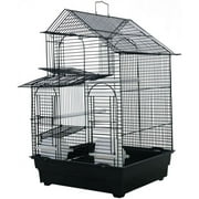 AE Cage Company House Top Bird Cage Assorted Colors, Perfect for small to medium birds 16" x 14" x 23"