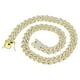 thumbnail image 1 of Collares de cadena cubana de Oro Cubano Enlace Cadenas Mens Iced Out Bling Hip Hop Joyería para Mujeres, 1 of 8