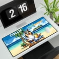 thumbnail image 3 of Collie Hello Summer Beach Theme with Sunglasses and Tropical Cocktail Desk Mat Full Keyboard Mouse Pad Collie Dog Lover Gifts Idea Large Mousepad - 00009, 3 of 5