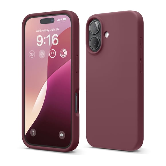 Funda de teléfono Elago compatible con iPhone 16, silicona líquida