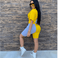 thumbnail image 2 of Akmipoem 2 Piece Women Outfits Tracksuit Color Block Tunic Top Activewear Workout Leisure Sets, 2 of 5