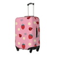 thumbnail image 2 of Daiia Strawberry and Ladybugs Luggage Cover, Thickened Washable Travel Luggage Covers, Elastic Unique Baggage Covers for 18-20 inch Luggage-Large, 2 of 9