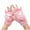 Hot Pink, variant on Winter Women's Students Gloves Plus Velvet and Thicken Gloves Solid Color Cute Grphic Embroidered Warm Gloves