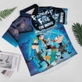thumbnail image 2 of Phineas And Ferb Mens Hawaiian Shirt Loose Fit Shirts - Short Sleeve And Button Down Hawaiian Shirt for Men with Pocket, 2 of 7
