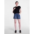 thumbnail image 3 of Scenario Women's Rib Tee with Short Sleeves, Sizes XS-XXXL, 3 of 6