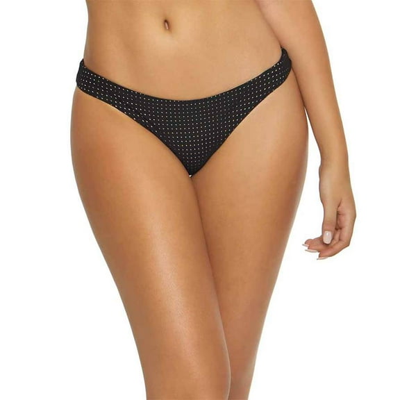 PilyQ DUSK Basic Full Cut Bikini Swim Bottom, US Medium