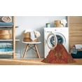thumbnail image 2 of Ahgly Tapis Rond Lavable en Machine Intérieur Transitionnel Rouge, 7 Pieds Rond, 2 of 7