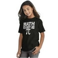 thumbnail image 4 of Math Is Easy As Funny Teacher Nerdy Crewneck T Shirts Boy Girl Teen Brisco Brands X, 4 of 6