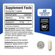 Prevagen Regular Strength Capsules, 60ct 1 Pack, Prevagen with Apoaequorin & Vitamin D