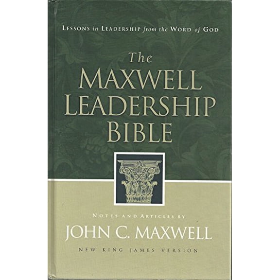 Pre-Owned Maxwell Leadership Bible-NKJV: Lessons in Leadership from the Word of God (Hardcover) 0718006607 9780718006600
