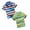 Blue & Light Green, variant on 2-Pack Kid Boys Girls T Shirt Rainbow Striped Cotton Short Sleeve Lapel Shirts Tees for Kids Fashion Comfortable Summer Clothes