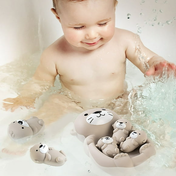 Bath Toy for Bathing and Water Play – Floating Animal Sealed Toy for Toddlers and Kids Bath Safe Durable Polypropylene and Silicone Accessory