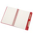 thumbnail image 3 of Carnet Réutilisable Portable Simple Double Spirale en Cuir Carnet Étudiant avec Insert Stylo Fournitures de Bureau, 3 of 7