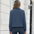 thumbnail image 3 of Women's Corduroy Jacket Button Down Cropped Shacket with Flap Chest Pockets Casual Fall Lightweight Jackets, 3 of 4