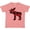 Mauve, variant on Inktastic Moose Silhouette Plaid Boys or Girls Toddler T-Shirt