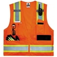 thumbnail image 2 of Ergodyne GloWearÂ® 8248Z Type R Class 2 Two-Tone Surveyors Vest, Orange, S/M, 2 of 4