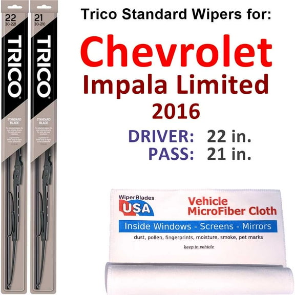 2016 Chevrolet Impala Limited Wiper Blades (Set of 2)