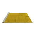 thumbnail image 2 of Ahgly Company Machine Washable Indoor Rectangle Abstract Yellow Contemporary Area Rugs, 5' x 7', 2 of 4