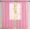 Light Pink, variant on Home Mart Goods Light Pink Solid Color Rod Pocket Sheer Glam Elegant Curtain Set 84" Long - 2 Panels