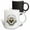 Multicolor, variant on 3drose, Bee Kind Honey Bee, 11oz Two-tone Green Mug