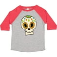 thumbnail image 3 of Inktastic Smiling Sugar Skull for Day of the Dead Boys or Girls Toddler T-Shirt, 3 of 5