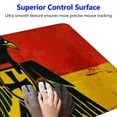 thumbnail image 3 of nygtbtfer Cute German Flag Mouse Pad Personality Germany Square Gaming Mouse Pad Non-Slip Rubber Mousepad for Home Office Laptop 31.5x11.8 in, 3 of 6