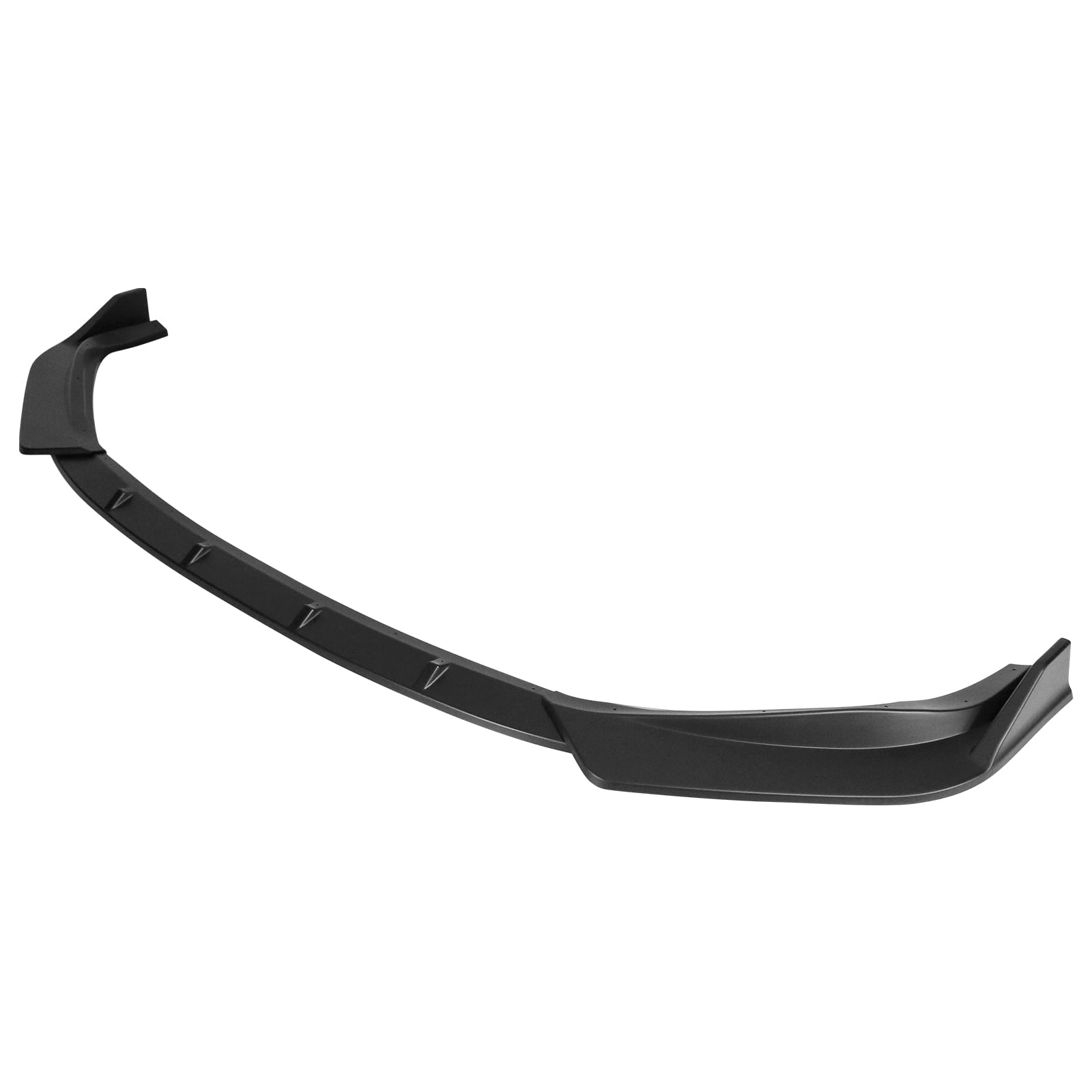 Ikon Motorsports Compatible with 14-16 Lexus IS F Sport IKON Style 3PCS Front Bumper Lip BodyKit Matte Black