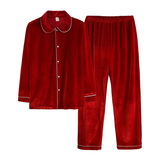 Conjuntos de pijamas navideños para niños, niñas y niños, ropa de estar por casa, pijamas para bebés, ropa de vestir de terciopelo suave de invierno rojo con encaje a juego para toda la familia