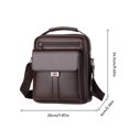 thumbnail image 3 of gcong Men's Large Capacity Lightweight Unisex Crossbody Shoulder Messenger Satchel Bag for Daily Use, 3 of 6