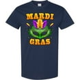 thumbnail image 3 of Inktastic Mardi Gras with Green Masquerade Mask T-Shirt, 3 of 5