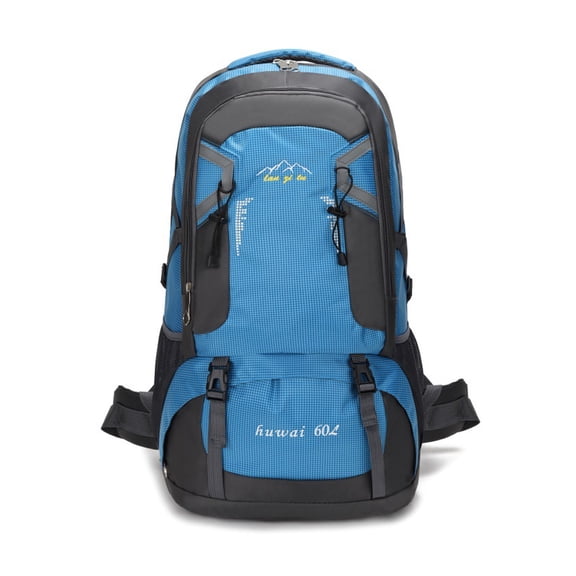 Toystoory de 60L para acampar al aire libre, mochilas de gran capacidad, para escalada, viaje de pesca, bolsa ligera plegable Ropa Deportiva, Zapatos Azul