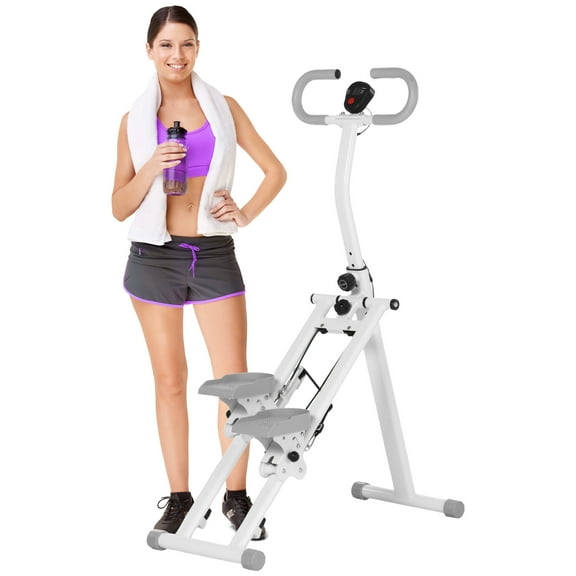 Vertical Climber Stair Stepper for Home – Full-Body Workout Machine with Adjustable Handlebar & Stable Frame (Pink)