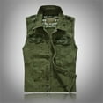 thumbnail image 2 of Vividxx Denim Vest Men Lapel Sleeveless Slim Fit Retro Ripped Casual Jean Vest For Men's, 2 of 7