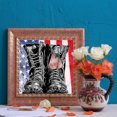 thumbnail image 1 of Cuadros Decorativos 5D bricolaje diamante pintura cuadrado completo taladro EE. UU. bandera botas pared decoración Rhinestone Ndcxsfigh Nuevos Originales, 1 of 8