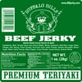 thumbnail image 4 of Buffalo Bills 1oz Premium Teriyaki Beef Jerky Packs 12-Count (beef jerky made from top round), 4 of 4