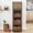 4 Tier-Walnut with Wheel, variant on Onion and Potato Storage Bin Wood, Fruit and Vegetable Storage Box, Decorative Pantry Cabinet for Snack, Magnetic Flip-top