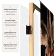 thumbnail image 4 of Oriental Furniture 6 ft. Tall Vintage Flowers Canvas Room Divider - 3 Panel, 4 of 7