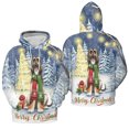 thumbnail image 3 of Merry Christmas Afghan Hound Snowy Winter with Gifts Tree Decorations All Over Print 3D Hoodie Unisex Merch Hoodies Dog Lover - 12020, 3 of 6